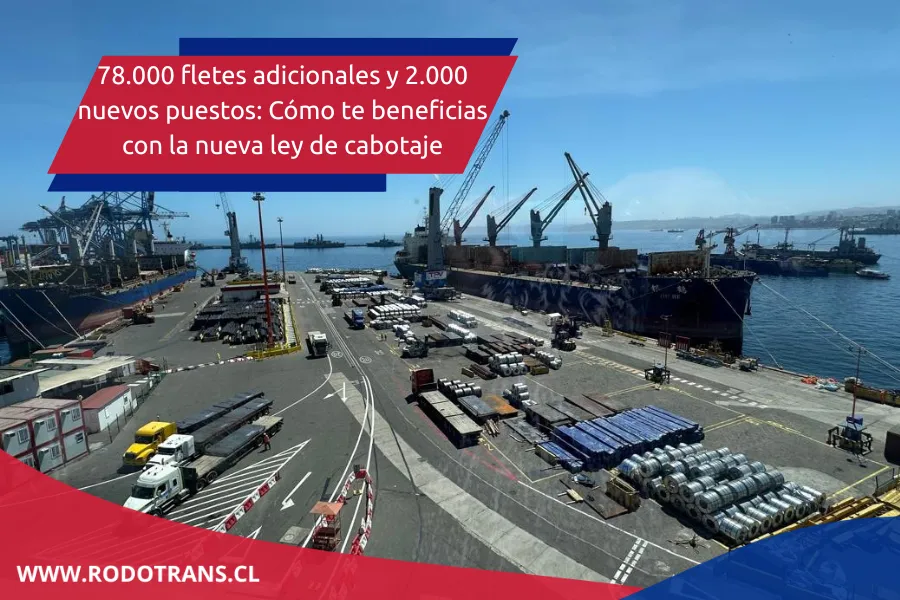 78.000 fletes adicionales y 2.000 nuevos puestos: cómo te beneficias con la nueva ley de cabotaje
