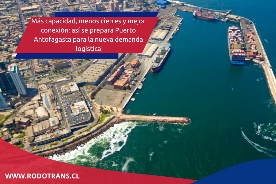 Más capacidad, menos cierres y mejor conexión: Así se prepara Puerto Antofagasta para la nueva demanda logística